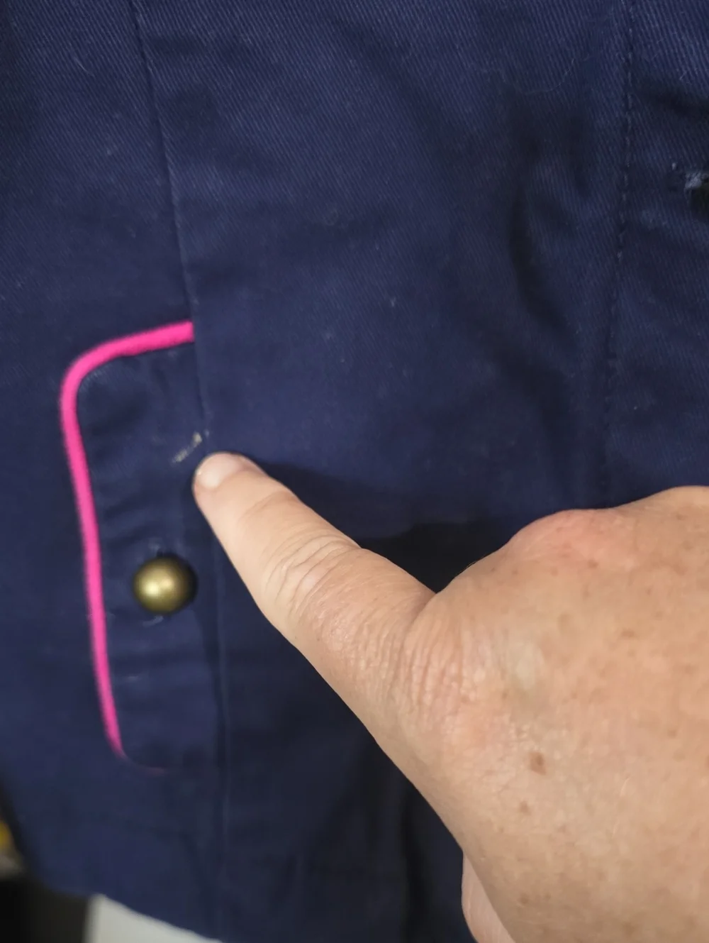 Gymboree Navy Blazer Jacket  with Pink Trim